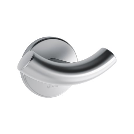 Patère double 4042S poli satiné