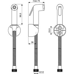 Douchette B0595AA IdealSpray chrome