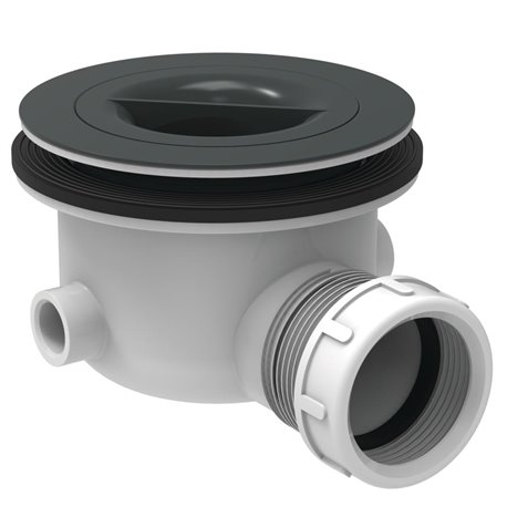 Bonde grise sans capot K936367 Ø 90 mm