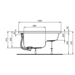 Connect Air Sabot R000201 130x70 cm 152 Litres