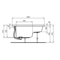 Connect Air Sabot R000001 105x70 cm 135 Litres