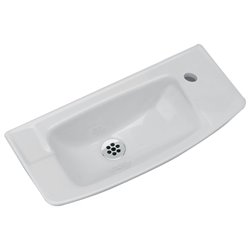 Lave-mains Ulysse P169101 50x23,5 cm percé 1 trou pour la robinetterie