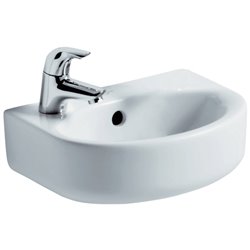 Lave-mains Arc Connect E791201 35x26 cm percé à gauche