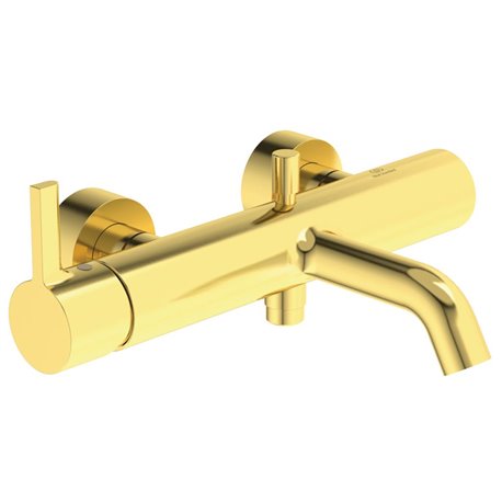 Mitigeur bain-douche monotrou BC786A2 Joy or brossé, avec ensemble de douche