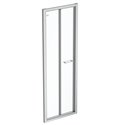 Porte de douche accès de face K9283EO Connect 2 70 cm profilés argent brillant
