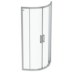 Paroi de douche accès d'angle K9250EO Connect 2 80 cm profilés argent brillant