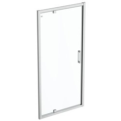 Porte de douche accès de face K9272EO Connect 2 100 cm profilés argent brillant