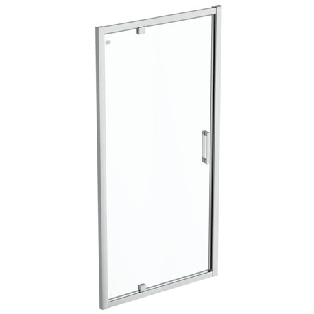 Porte de douche accès de face K9272EO Connect 2 100 cm profilés argent brillant