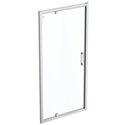 Porte de douche accès de face K9272EO Connect 2 100 cm profilés argent brillant