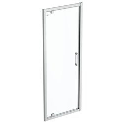 Porte de douche accès de face K9268EO Connect 2 80 cm profilés argent brillant