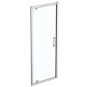 Porte de douche accès de face K9268EO Connect 2 80 cm profilés argent brillant