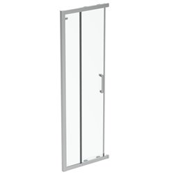 Porte de douche accès d'angle K9257EO Connect 2 70 cm profilés argent brillant
