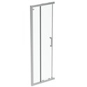 Porte de douche accès d'angle K9257EO Connect 2 70 cm profilés argent brillant