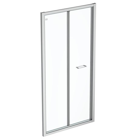 Porte de douche accès de face K9289EO Connect 2 100 cm profilés argent brillant Porte de douche accès de face K9289EO Connect 2 100 cm profilés argent brillant