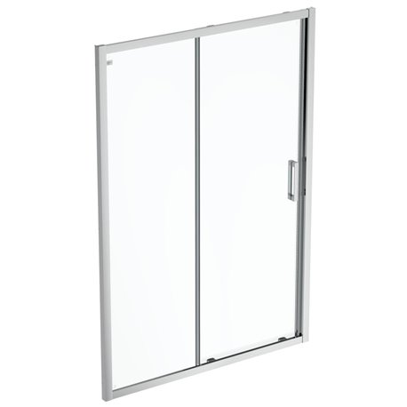 Porte de douche accès de face K9278EO Connect 2 140 cm profilés argent brillant Porte de douche accès de face K9278EO Connect 2 140 cm profilés argent brillant