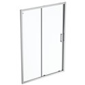 Porte de douche accès de face K9278EO Connect 2 140 cm profilés argent brillant