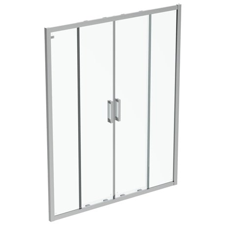 Porte de douche accès de face K9282EO Connect 2 160 cm profilés argent brillant Porte de douche accès de face K9282EO Connect 2 160 cm profilés argent brillant