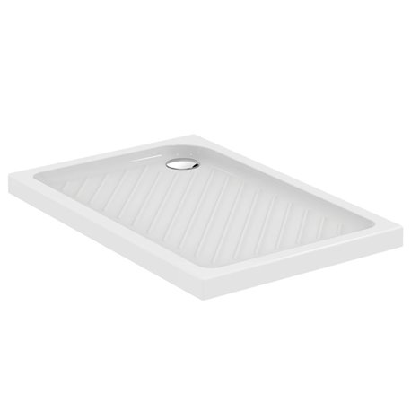 Ulysse + rectangulaire P004901 120x70 cm Blanc Brillant à poser