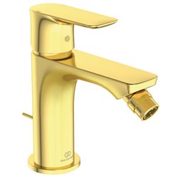 Mitigeur bidet monotrou A7030A2 Connect Air or brossé, avec tirette et vidage bonde métal