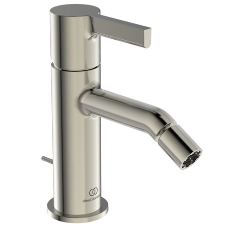 Mitigeur bidet monotrou BC784GN Joy gris orage, avec tirette et vidage bonde métal