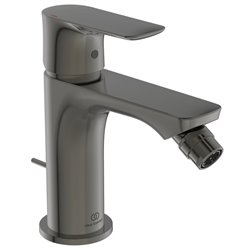 Mitigeur bidet monotrou A7030A5 Connect Air gris magnétique, avec tirette et vidage bonde métal