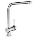 Mitigeur évier monotrou BC174AA Ceralook chrome, bec L tube orientable, H 348 mm