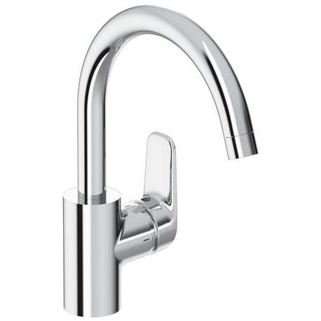 Mitigeur évier D0580AA Okyris bec haut orientable, H 296 mm