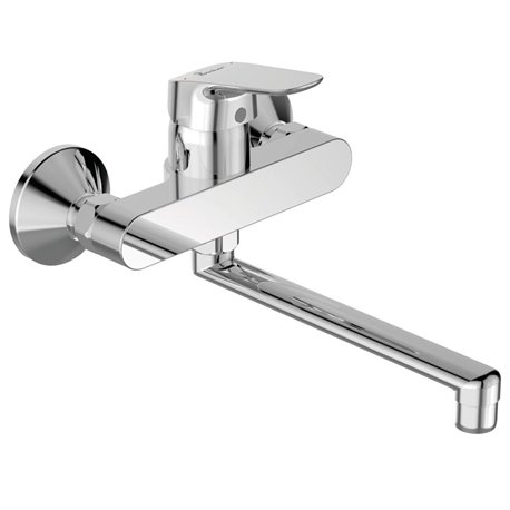 Mitigeur évier monotrou D0597AA Okyris bec orientable, H 160 mm