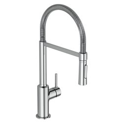 Mitigeur évier monotrou BC302AA Ceralook bec semi-pro, H 680 mm
