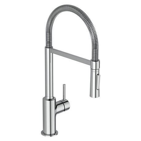 Mitigeur évier monotrou BC302AA Ceralook bec semi-pro, H 680 mm