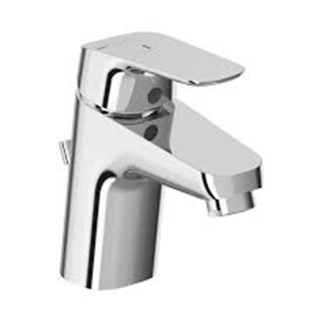 Mitigeur lavabo monotrou D0586AA Okyris avec tirette et bonde polypropylène