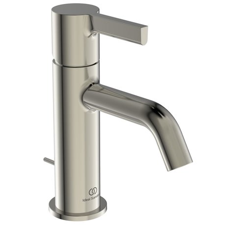 Mitigeur lavabo monotrou BC775GN Joy gris orage, tirette et vidage bonde métal