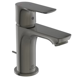 Mitigeur lavabo monotrou A7017A5 Piccolo Connect Air gris magnétique, tirette et vidage bonde métal