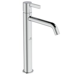 Mitigeur lavabo monotrou BC782AA Joy réhaussé, chrome, sans tirette ni vidage