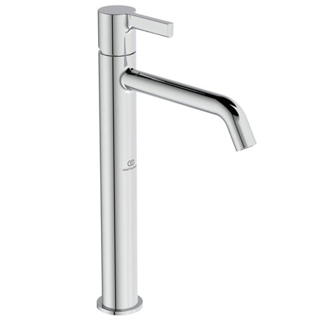Mitigeur lavabo monotrou BC782AA Joy réhaussé, chrome, sans tirette ni vidage