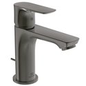 Mitigeur lavabo monotrou A7008A5 Connect Air gris magnétique, tirette et vidage bonde métal