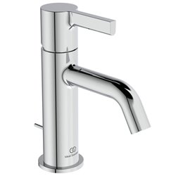 Mitigeur lavabo monotrou BC775AA Joy chrome, tirette et vidage bonde métal