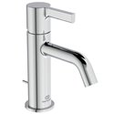 Mitigeur lavabo monotrou BC775AA Joy chrome, tirette et vidage bonde métal