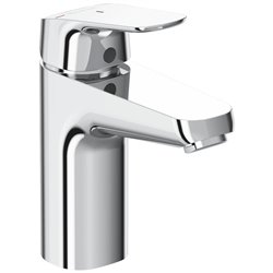 Mitigeur lavabo monotrou D2536AA Okyris avec tirette et bonde polypropylène