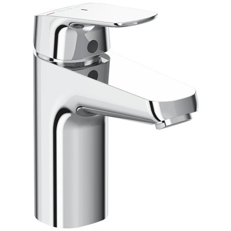 Mitigeur lavabo monotrou D2536AA Okyris avec tirette et bonde polypropylène