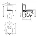 Pack WC E715401 Cube Connect 66,5x36,5 cm