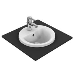 Vasque Connect E504101 Ø38 cm à encastrer par-dessus