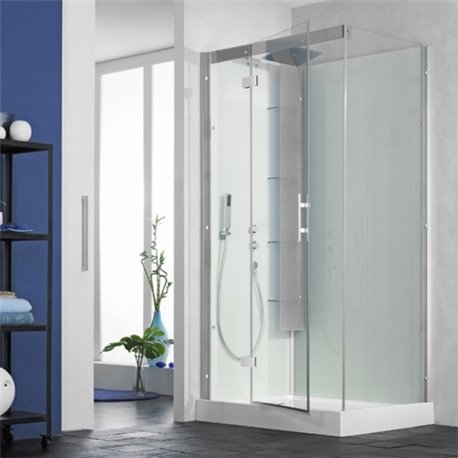 Horizon rectangulaire CMH139A12 Hydro-Hammam Acier Porte pivotante Horizon rectangulaire CMH139A12 Hydro-Hammam Acier Porte pivotante