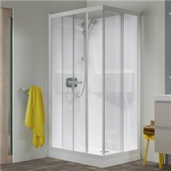 Kineprime C angle CA531MTN 80x80cm Verre transparent Mécanique Porte coulissante