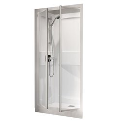 Kineprime 100 niche CA6500TTN Receveur 18cm Thermostatique Portes pivotantes
