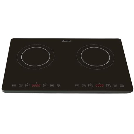 Table induction posable 2 foyers - Slim induction commandes manettes