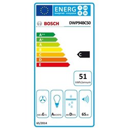 Hotte décorative - Ligne série 2 DWB94BC50 murale 330 m3/h