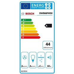 Hotte décorative - Ligne série 4 DWB66FM50 murale 580 m3/h