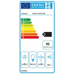 Hotte décorative - Ligne Série 600 Flex LFV319Y murale 600 m3/h