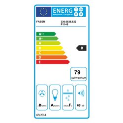 Hotte décorative STEELMAX 800 5513326 murale 730 m3/h